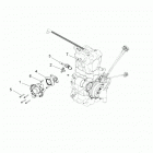 R19RNA57B1/B9/EBX RGR 570 CREW Engine, throttle body and fuel rail - r19rna57b1  /  b9 ...