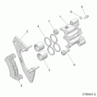 R19RRE99AV/BV/A1/B1/A9/B9/AP/BP/AJ/BJ/AD/BD RANGER 1000 PS Engine, crankcase and crankshaft - r19rre99av  /  bv  / ...