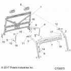 R19RRE99AV/BV/A1/B1/A9/B9/AP/BP/AJ/BJ/AD/BD RANGER 1000 PS Chassis, cab frame - r19rre99av  /  bv  /  a1  /  b1  / ...