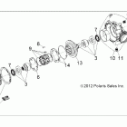 R19RRE99AV/BV/A1/B1/A9/B9/AP/BP/AJ/BJ/AD/BD RANGER 1000 PS Drive train, front gearcase - r19rre99av  /  bv  /  a1  ...