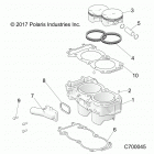 R19RRE99F1/FC/SC1/SCC/SFC/F1 RANGER 1000XP EPS EU/TR/ZUG Engine, cylinder and piston - r19rre99f1  /  fc  /  sc1 ...