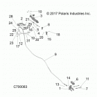 R19RRE99F1/FC/SC1/SCC/SFC/F1 RANGER 1000XP EPS EU/TR/ZUG Brakes, park brake - r19rre99f1  /  fc  /  sc1  /  scc  ...