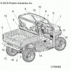 R19RRK99A9/AD/AJ/AP/B9/BD/BJ/BP RANGER 1000 PS RC Body, decals - r19rrk99a9  /  ad  /  aj  /  ap  /  b9  /...