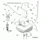 R19RRM99AL RANGER 1000XP PS MUD Body, fuel tank - r19rrm99al (c700247)