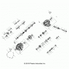 R19RRM99AL RANGER 1000XP PS MUD Drive train, main gearcase internals - r19rrm99al (70247...