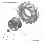 R19RRM99AL RANGER 1000XP PS MUD Wheels, front - r19rrm99al (c700249-1)