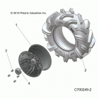 R19RRM99AL RANGER 1000XP PS MUD Wheels, rear - r19rrm99al (c700249-2)