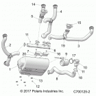 R19RRU99A9/AD/AJ/AP RANGER 1000XP PS NSTR Body, hvac ducting - r19rru99ad  /  aj  /  ap (c700125-2...