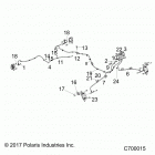 R19RRW99A9/AD/AJ/AP/B9/BD/BJ/BP RANGER 1000XP PS NSTR RC Brakes, brake lines and master cylinder - r19rrw99a9  / ...