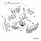 R19RSE99AS/A1/A9/B1/B9/BS RANGER 1000XP PS CREW Body, front  floor and rockers - r19rse99as  /  a1  /  a...