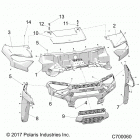R19RSE99AS/A1/A9/B1/B9/BS RANGER 1000XP PS CREW Body, hood and front facia - r19rse99as  /  a1  /  a9  /...