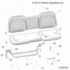 R19RSE99AS/A1/A9/B1/B9/BS RANGER 1000XP PS CREW Body, seat asm. rear - r19rse99as  /  a1  /  a9  /  b1  ...