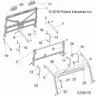 R19RSE99AS/A1/A9/B1/B9/BS RANGER 1000XP PS CREW Chassis, cab frame - r19rse99as  /  a1  /  a9  /  b1  / ...