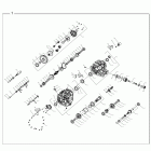 R19RSE99AS/A1/A9/B1/B9/BS RANGER 1000XP PS CREW Drive train, main gearcase internals - r19rse99as  /  a1...