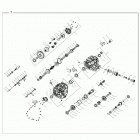 R19RSM99AL RANGER 1000XP PS CREW MUD Drive train, main gearcase internals - r19rsm99al (70203...