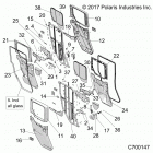 R19RSU99AS RANGER 1000XP PS CREW NSTR Body, door, rear, full - r19rsu99as (c700147)