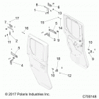 R19RSU99AS RANGER 1000XP PS CREW NSTR Body, door, rear, full, mounting - r19rsu99as (c700148)