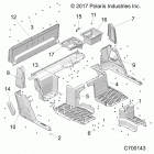 R19RSU99AS RANGER 1000XP PS CREW NSTR Body, floor, rear - r19rsu99as (c700143)