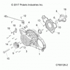 R19RSU99AS RANGER 1000XP PS CREW NSTR Engine, mag cover mount - r19rsu99as (c700126-2)