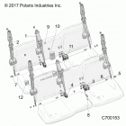 R19RSU99AS RANGER 1000XP PS CREW NSTR Body, seat belt mounting - r19rsu99as (c700153)