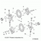 R19RSU99AS RANGER 1000XP PS CREW NSTR Suspension, front hub - r19rsu99as (c700035)