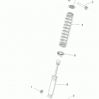 R19RVA87A1/B1/EA9/AH/B9/BH RANGER CREW 900 EPS Suspension, front shock - r19rva87a1  /  b1  /  ea9  /  ...