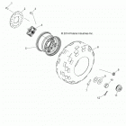 R19RVA87A1/B1/EA9/AH/B9/BH RANGER CREW 900 EPS Wheels, rear - r19rva87a1  /  b1  /  ea9  /  ah  /  b9  ...