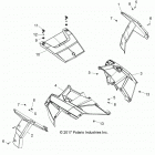 Z19VAA87A2/E87AK/AR/AA RZR 900 50 INCH Body, hood and front body work - z19vaa87a2  /  e87ak  /...