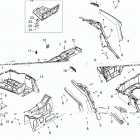 Z19VAA87A2/E87AK/AR/AA RZR 900 50 INCH Body, rear rack and fenders - z19vaa87a2  /  e87ak  /  a...