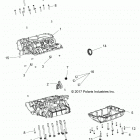 Z19VAA87A2/E87AK/AR/AA RZR 900 50 INCH Engine, crankcase - z19vaa87a2  /  e87ak  /  ar  /  aa (...