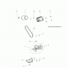 Z19VAA87A2/E87AK/AR/AA RZR 900 50 INCH Engine, oil pump and oil cooler - z19vaa87a2  /  e87ak  ...