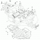 Z19VAA87A2/E87AK/AR/AA RZR 900 50 INCH Chassis, main frame and skid plate - z19vaa87a2  /  e87a...