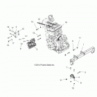 Z19VBA87A2/E87AG/AK/LG RZR 900 60 INCH ALL OPTIONS Engine, engine mounting - z19vba87a2  /  e87ag  /  ak  /...