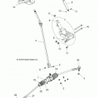 Z19VBA87A2/E87AG/AK/LG RZR 900 60 INCH ALL OPTIONS Steering, manual asm. - z19vba87a2 (700613)