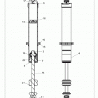 Z19VBA87A2/E87AG/AK/LG RZR 900 60 INCH ALL OPTIONS Suspension, front shock internals - z19vba87a2 (702427)