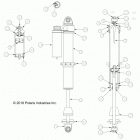 Z19VBA87A2/E87AG/AK/LG RZR 900 60 INCH ALL OPTIONS Suspension, front shock internals - z19vbe87ag  /  ak  /...