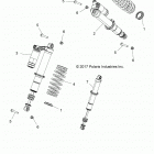 Z19VBA87A2/E87AG/AK/LG RZR 900 60 INCH ALL OPTIONS Suspension, front shock mounting - z19vba87a2  /  e87ag ...