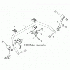 Z19VBA87A2/E87AG/AK/LG RZR 900 60 INCH ALL OPTIONS Suspension, front stabilizer bar - z19vbe87ag  /  ak  / ...