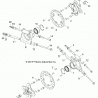 Z19VBA87A2/E87AG/AK/LG RZR 900 60 INCH ALL OPTIONS Suspension, rear carrier - z19vba87a2  /  e87ag  /  ak  ...