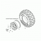 Z19VBA87A2/E87AG/AK/LG RZR 900 60 INCH ALL OPTIONS Wheels, rear - z19vba87a2  /  e87ag  /  ak  /  lg (70114...