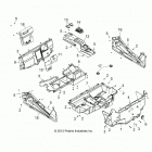 Z19VBE99AM/LM RZR 1000 60 INCH PS Body, floor and rocker panels - z19vbe99am  /  lm (70041...