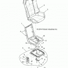 Z19VBE99AM/LM RZR 1000 60 INCH PS Body, seat asm. and slider - z19vbe99am  /  lm (49rgrsea...