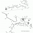 Z19VBE99AM/LM RZR 1000 60 INCH PS Brakes, brake lines and master cylinder - z19vbe99am  / ...