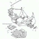 Z19VBE99AM/LM RZR 1000 60 INCH PS Chassis, main frame and skid plate - z19vbe99am  /  lm (...