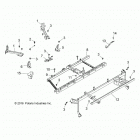 Z19VBE99AM/LM RZR 1000 60 INCH PS Chassis, main frame mounts - z19vbe99am  /  lm (701143)