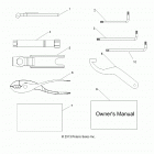Z19VBE99AM/LM RZR 1000 60 INCH PS Reference, owners manual and tool kit - z19vbe99am  /  l...