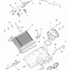 Z19VDE92AC/BC/AD/AM/BM RZR XP TURBO Engine, air intake manifold - z19vde92ac  /  am  /  ad (...