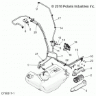 Z19VDE92AC/BC/AD/AM/BM RZR XP TURBO Body, fuel lines, evap - z19vde92bc  /  bm (c700269-2701...