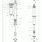 Z19VDE99AD/BD/AK/BK/AN/BN/L99AC/BC/M99AL/R99AK/BK/K99AD/AK/AN/BD/BK RZR XP 1000 Suspension, rear shock internals - z19vdk99ad  /  ak  / ...