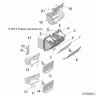 Z19VDE99AD/BD/LD/AK/BK/AN/BN/L99AC/BC/M99AL/R99AK/BK/K99AD/AK/AN/BD/BK/BN RZR XP 1000 Body, dash storage - z19vde99ad  /  bd  /  ld  /  ak  / ...